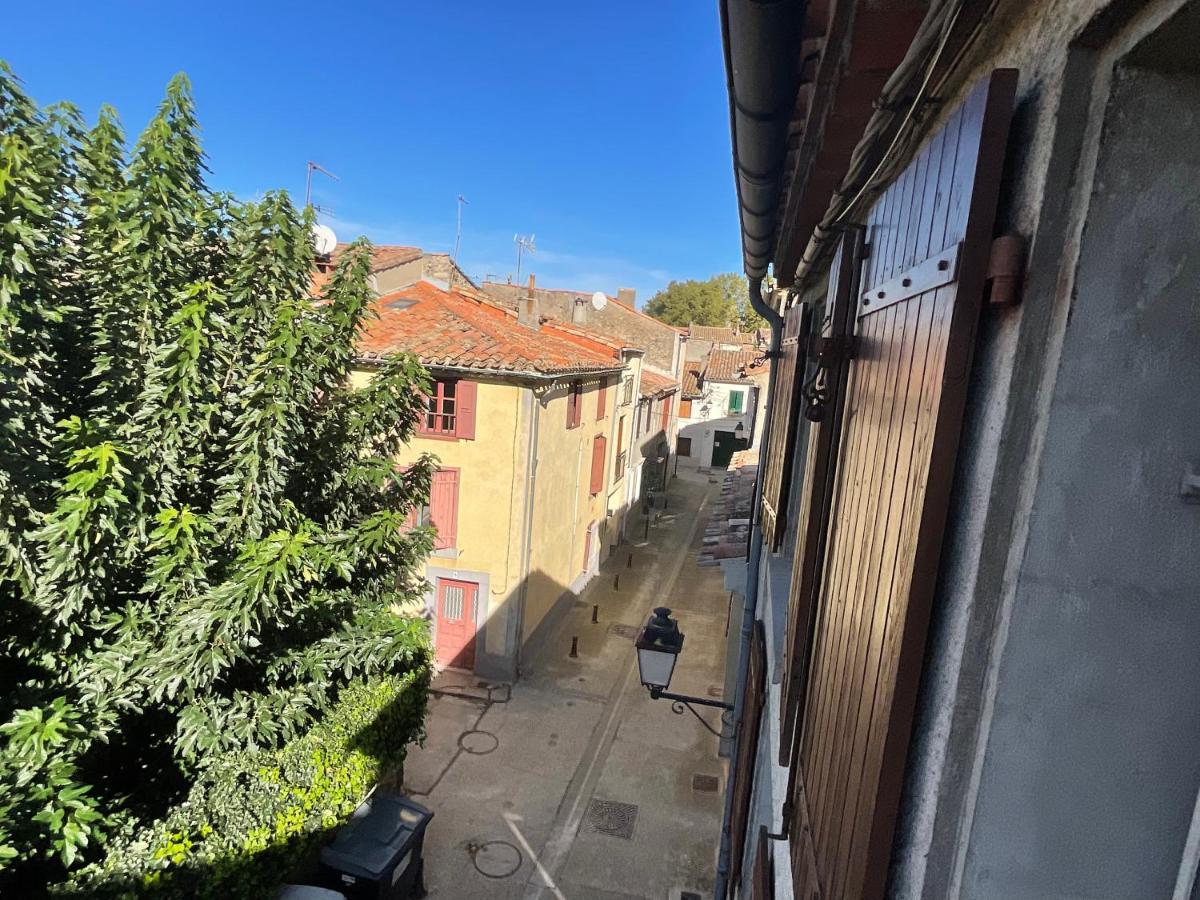 Ma Pierre A L'Edifice, Face A La Cite Vue Sublime, Studio Avec Terrasse カルカソンヌ エクステリア 写真